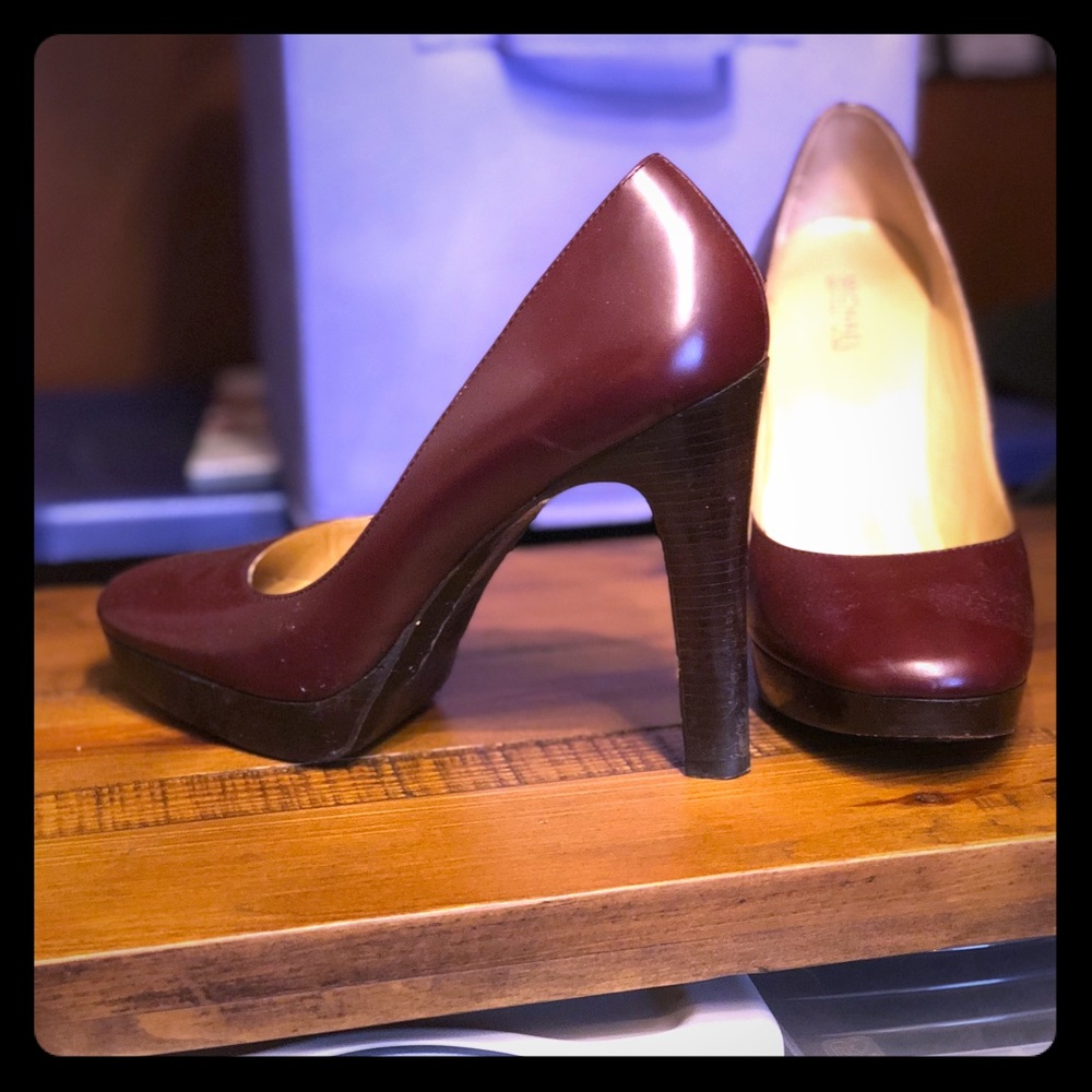 MICHAEL by Michael Kors Bordeaux raceway pumps